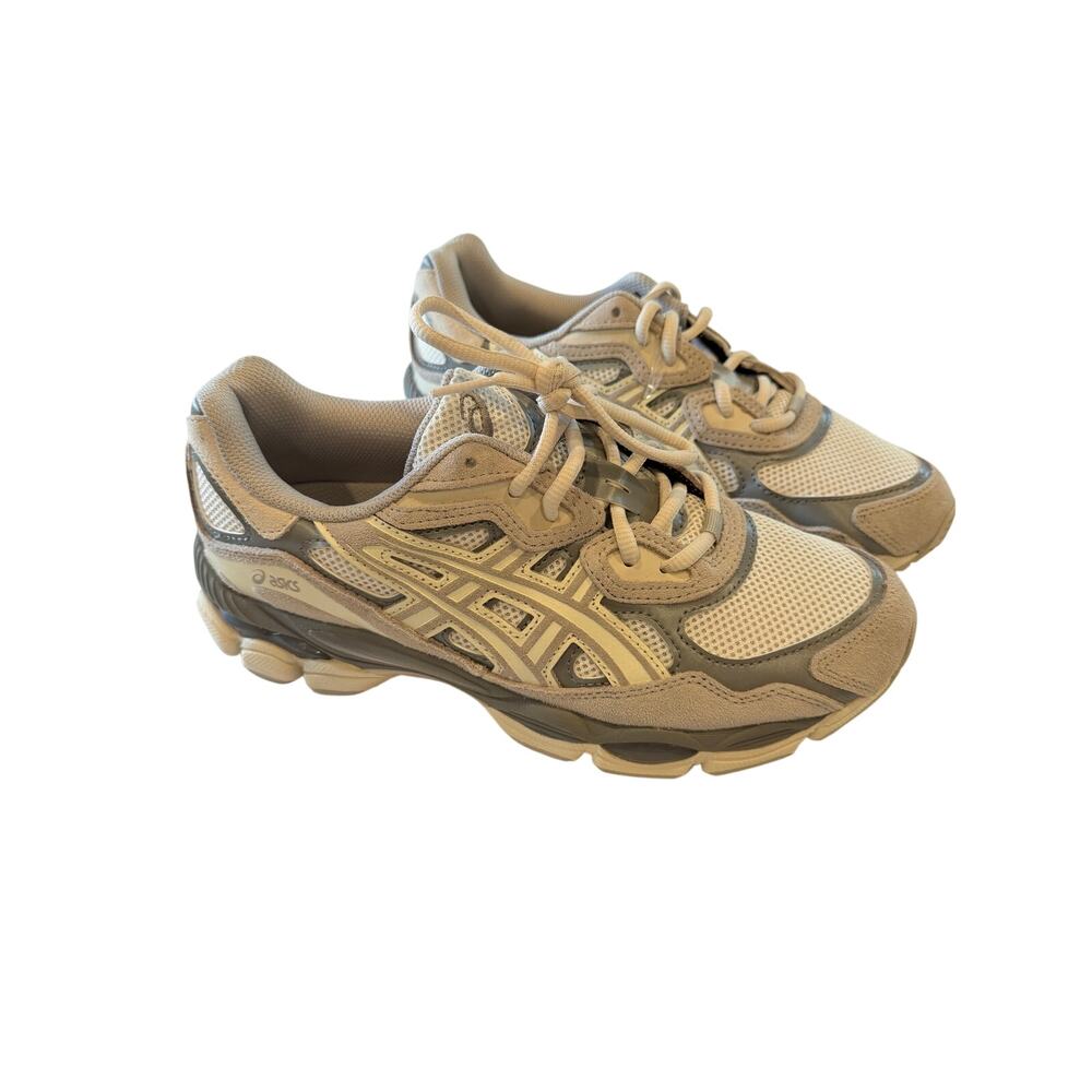 ASICS GEL-NYC Sneakers in Cream Oyster Grey US size 8W/6.5M
